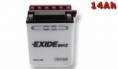 Motobaterie EXIDE BIKE Conventional 14Ah, 12V, YB14-B2