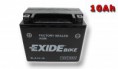 Motobaterie EXIDE BIKE Factory Sealed 10Ah, 12V, AGM12-10 (YTX12-BS)